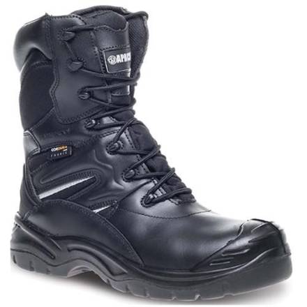 Apache Combat Black Waterproof Safety Boot Size 7